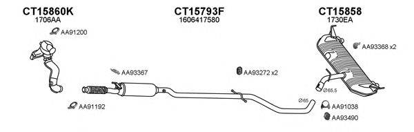Система выпуска ОГ VENEPORTE 450810
