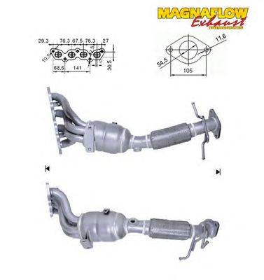 Катализатор MAGNAFLOW 62501