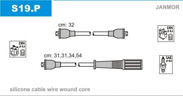 Комплект проводов зажигания JANMOR S19.P