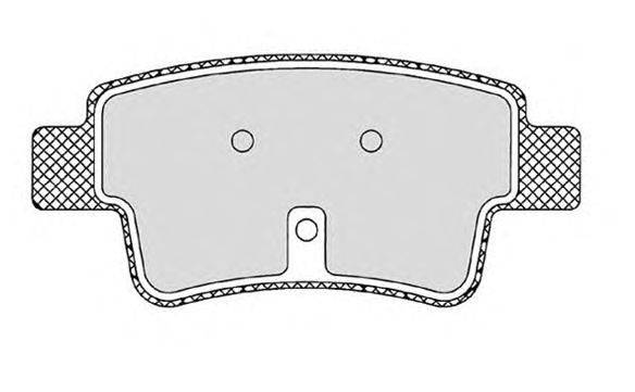 Комплект тормозных колодок, дисковый тормоз RAICAM 419.0