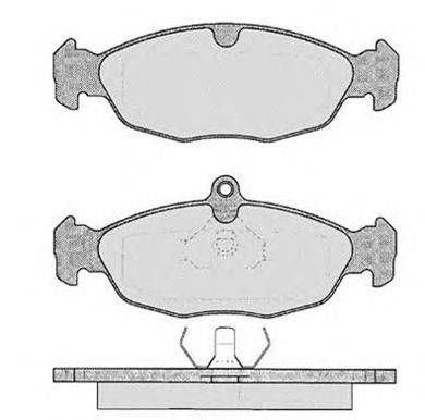 Комплект тормозных колодок, дисковый тормоз RAICAM 21353