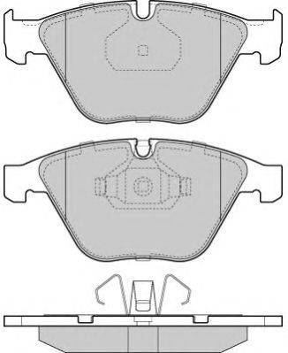 Комплект тормозных колодок, дисковый тормоз FREMAX FBP-1664