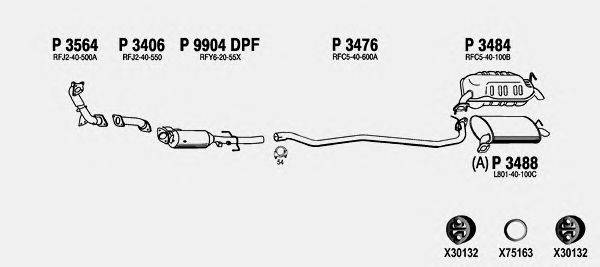 Система выпуска ОГ FENNO MA802