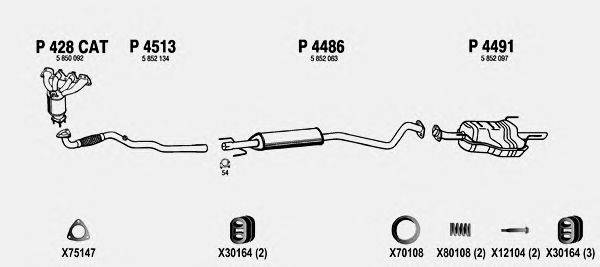 Система выпуска ОГ FENNO OP403