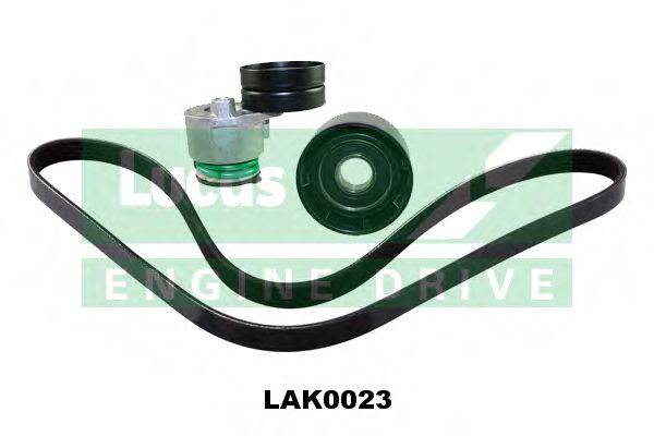 Поликлиновой ременный комплект LUCAS ENGINE DRIVE LAK0023