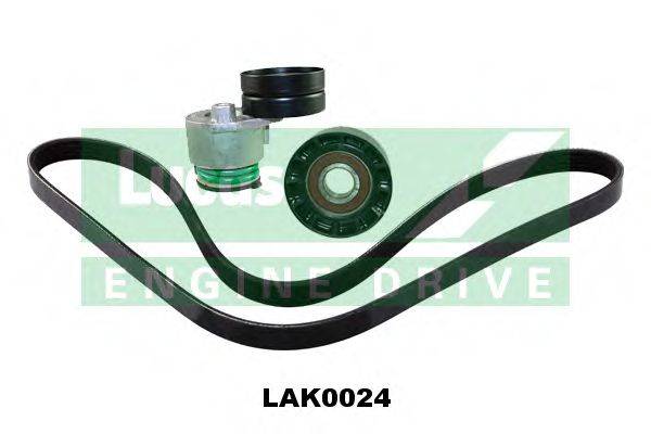 Поликлиновой ременный комплект LUCAS ENGINE DRIVE LA0011