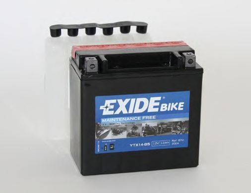 Стартерная аккумуляторная батарея EXIDE YTX14-BS