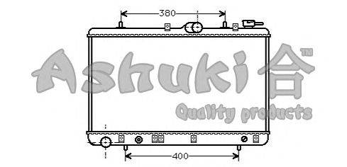 Радиатор, охлаждение двигателя ASHUKI Y55030