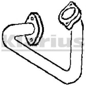 Труба выхлопного газа KLARIUS 301922