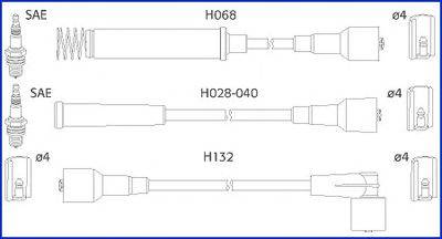 Комплект проводов зажигания HÜCO 134214