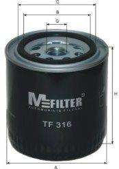 Масляный фильтр MFILTER TF316