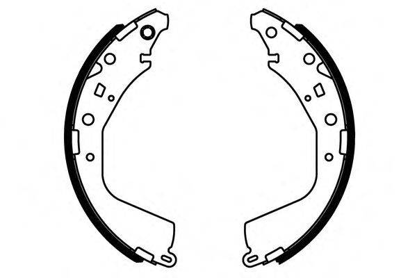 Комплект тормозных колодок SIMER S909