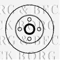 Тормозной диск BORG & BECK BBD4013