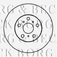 Тормозной диск BORG & BECK BBD4048