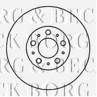 Тормозной диск BORG & BECK BBD4179