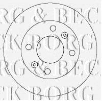 Тормозной диск BORG & BECK BBD4342