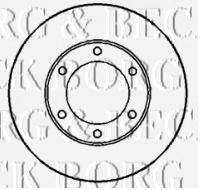 Тормозной диск BORG & BECK BBD5029
