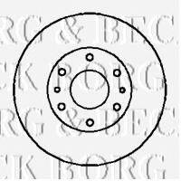 Тормозной диск BORG & BECK BBD5123