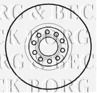 Тормозной диск BORG & BECK BBD5734S