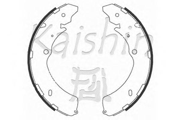 Комплект тормозных колодок KAISHIN K4467