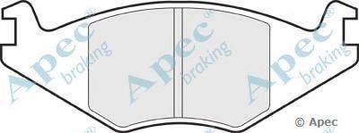 Комплект тормозных колодок, дисковый тормоз APEC braking PAD439