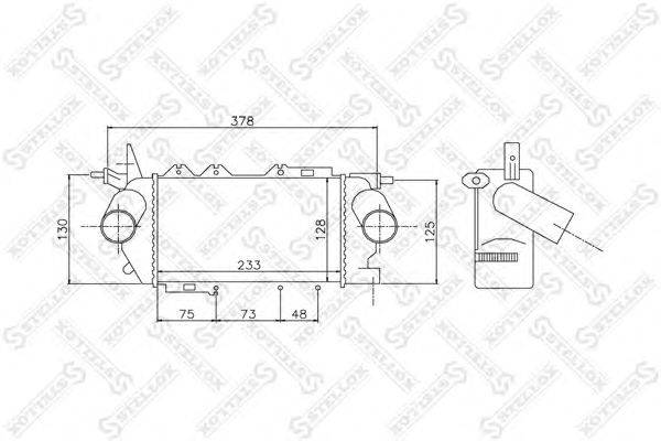 Интеркулер STELLOX 1040142SX