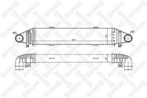 Интеркулер STELLOX 10-40225-SX