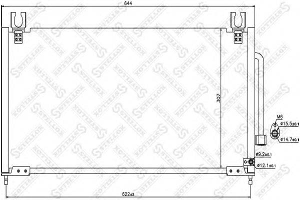 Конденсатор, кондиционер STELLOX 10-45600-SX