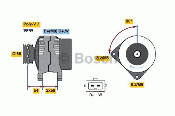 Генератор BOSCH 4084