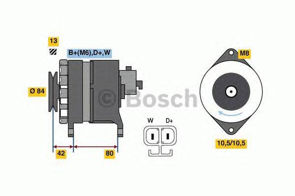 Генератор BOSCH 0 986 049 870