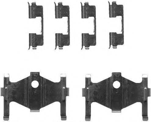 Комплектующие, колодки дискового тормоза HELLA PAGID 8DZ 355 203-281