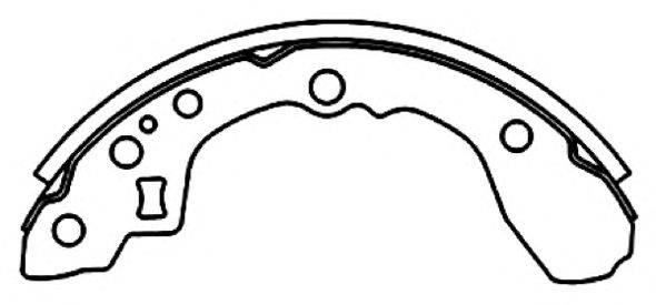 Комплект тормозных колодок ASVA AKS-11161