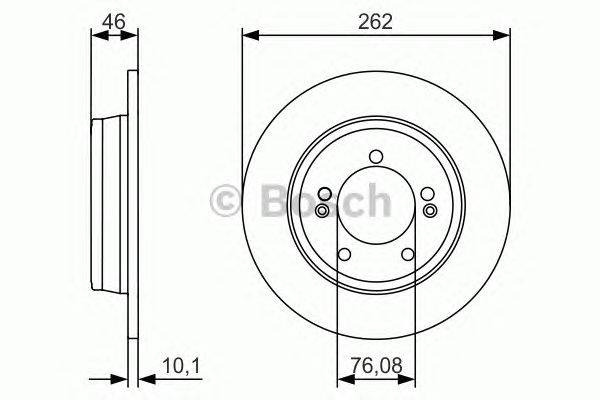 Тормозной диск BOSCH 0 986 479 A16