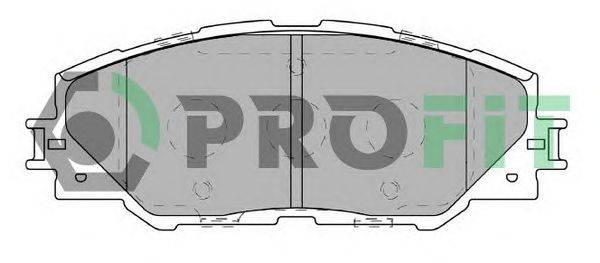 Комплект тормозных колодок, дисковый тормоз PROFIT 5000-4136 C