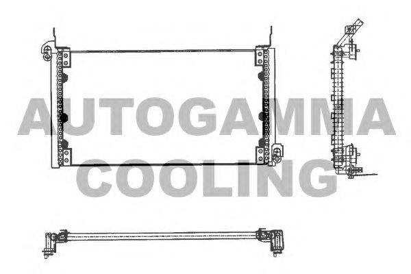 Конденсатор, кондиционер AUTOGAMMA 101588