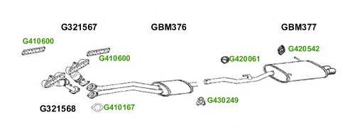 Система выпуска ОГ GT Exhaust 10272