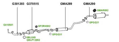 Система выпуска ОГ GT Exhaust 1117