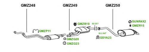 Система выпуска ОГ GT Exhaust 1187