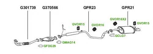 Система выпуска ОГ GT Exhaust 1750
