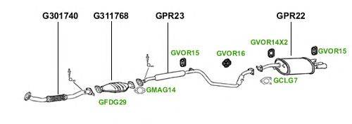 Система выпуска ОГ GT Exhaust 1760