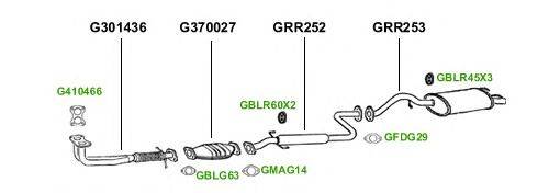 Система выпуска ОГ GT Exhaust 1979