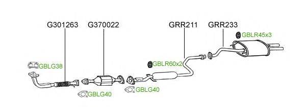Система выпуска ОГ GT Exhaust 2008