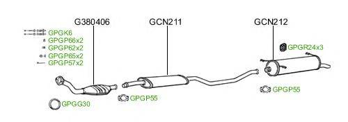 Система выпуска ОГ GT Exhaust 203