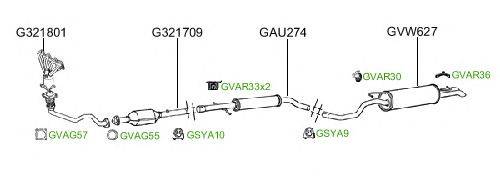 Система выпуска ОГ GT Exhaust 2207