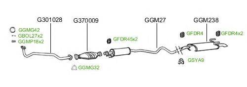 Система выпуска ОГ GT Exhaust 2360