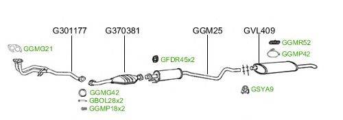 Система выпуска ОГ GT Exhaust 2377