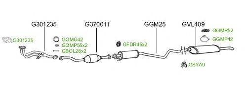 Система выпуска ОГ GT Exhaust 2378
