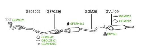 Система выпуска ОГ GT Exhaust 2402