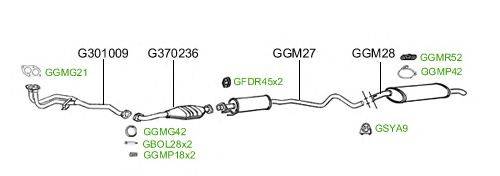 Система выпуска ОГ GT Exhaust 2404