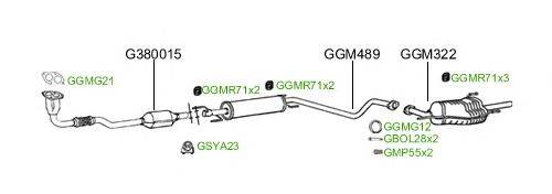 Система выпуска ОГ GT Exhaust 2445